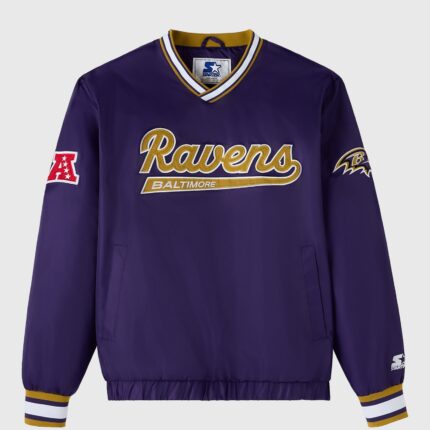 NFL Baltimore Ravens Starter® Trainer Pullover Jacket
