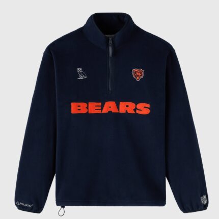 NFL Chicago Bears Polartec® Mock Neck Quarter-Zip Fleece