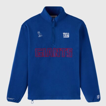 NFL New York Giants Polartec® Mock Neck Quarter-Zip Fleece
