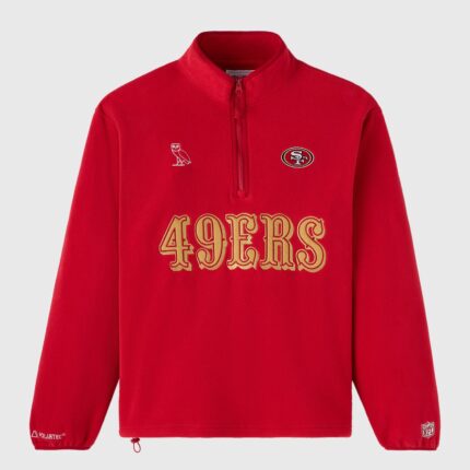 NFL San Francisco 49ERS Polartec® Mock Neck Quarter-Zip Fleece