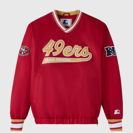 NFL San Francisco 49ERS Starter® Trainer Pullover Jacket