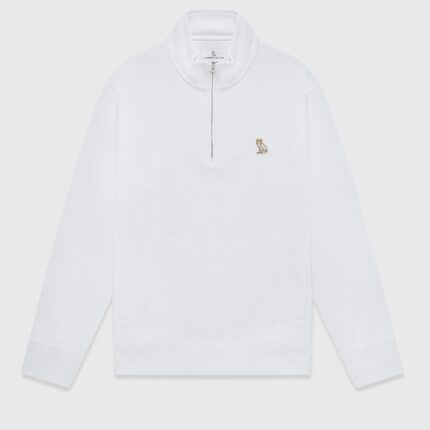 Ovo Classic Quarter Zip Mockneck Sweatshirt