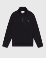 Ovo Classic Quarter Zip Mockneck Sweatshirt