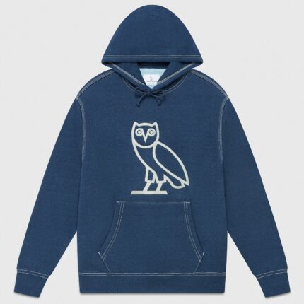 Ovo Indigo-Dyed Hoodie