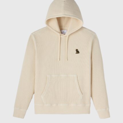 Ovo Jersey Lined Waffle Hoodie