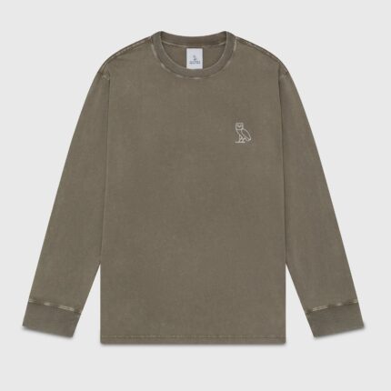 Ovo Muskoka Garment-Dyed Long-Sleeve Shirt