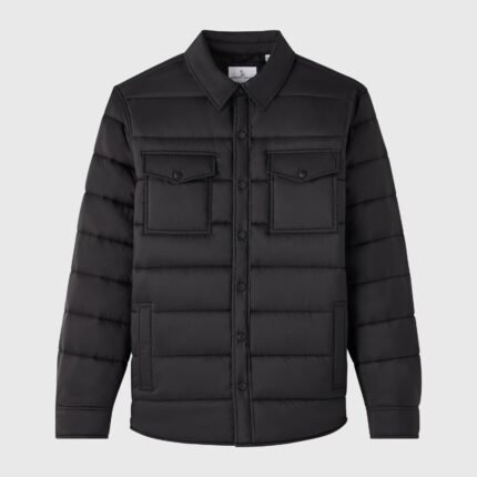 Ovo Nylon Quilted Shirt Jacket
