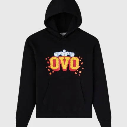 Ovo UFC flame logo hoodie